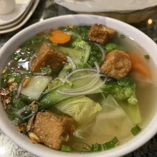 #29 Veggie and Tofu Noodle Soup w Veggie Broth