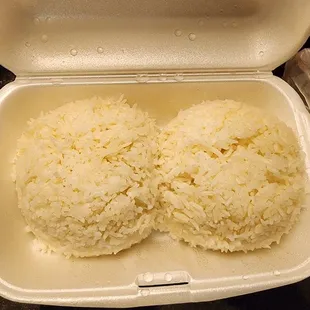 Extra rice sides.