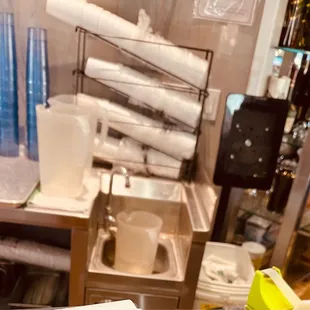 a wonderful way to fill water pitchers