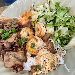 #68 Bun Tom Thit Nuong (shrimp &amp; sliced pork)