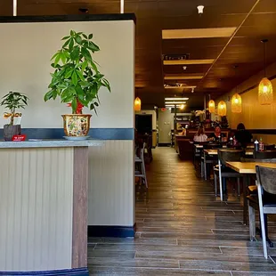 Dinning area from the front