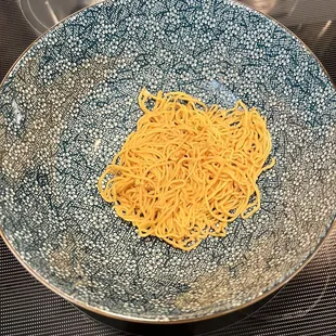 Smallest portion of noodles for the LARGE bowl of pho that I ordered
