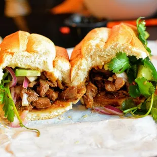 Grilled Pork Bánh Mì Sandwich
