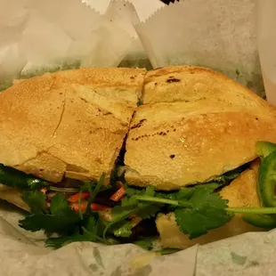 Pork Bahn Mi Sandwich