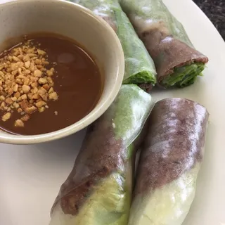A5. B.B.Q. Beef Spring Rolls