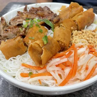 33. Egg Rolls over Vermicelli