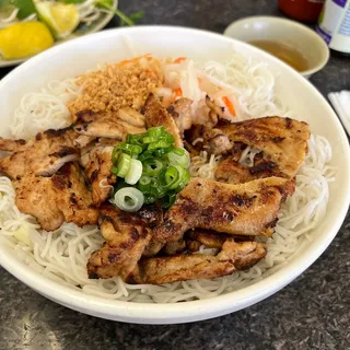 35. B.B.Q Boneless Chicken over Vermicelli