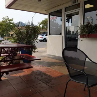 Outdoor seating