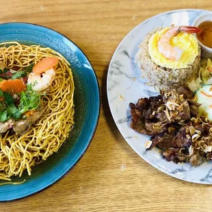 Mi Xao Don and Com Thit Nuong...sooooo delicious!