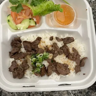 $15 Beef/rice