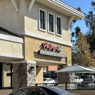 Outside view of restaurant