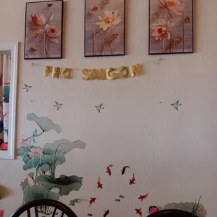 sushi and sashimi, interior