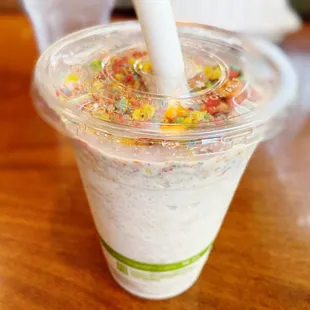 Fruity Pebbles milk shake, super good!