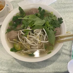 11. Pho with Eye Round Steak 32. Egg Noodle Soup with Meatballs