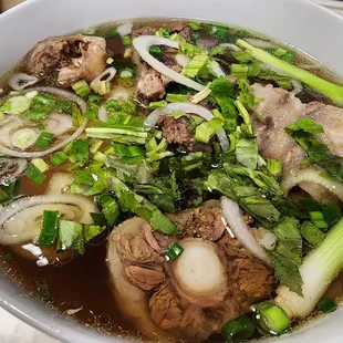 Ox tail &amp; Beef Rib Phở at Phở Saigon in Kent, WA