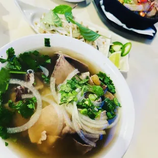 P-10. Noodle Soup with Eye Round Steak, Meat Balls, Flank, and Tendon