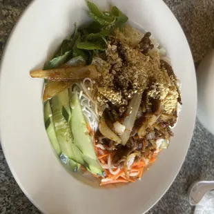Vermicelli with pork