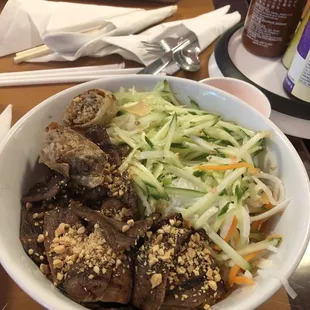 Bun cha thit heo nuong