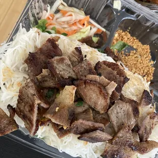 grilled pork chop over rice