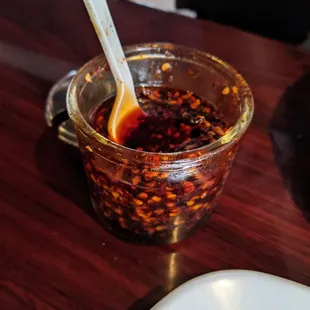 Hot chili oil
