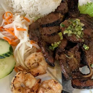 59. Com Tom Suon Nuong Special Plate