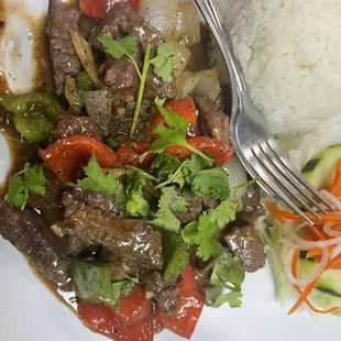 Shaken Steak Cudes