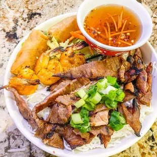 #39. Charbroiled Pork, Egg Roll And Shrimp Vermicelli