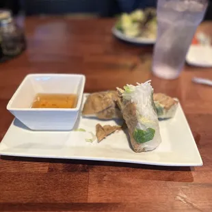 A3. 2 Pieces Grilled Chicken Spring Rolls