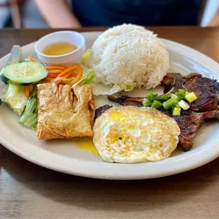 #37 rice plate - yummy!