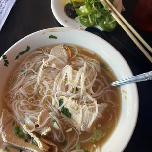 Pho Chicken broth. So delicious