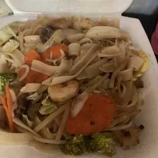 M-13 house chow fun, bland