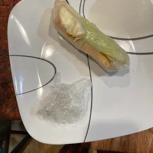 1. Fresh Salad Rolls