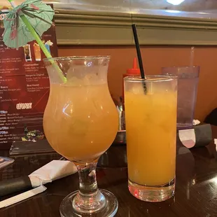 Sex on the beach and Zombie cocktail
