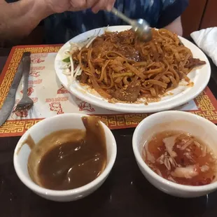 Wife&apos;s Pad (I&apos;m not getting Pad Thai this time) Thai. Beef this time. Extra peanuts.