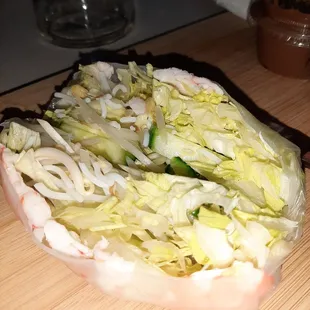 Nice shrimp..... nothing else. Terrible summer rolls