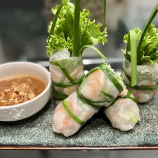 SHRIMP &amp; PORK SPRING ROLLS
