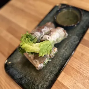 Grilled Chicken fresh spring roll