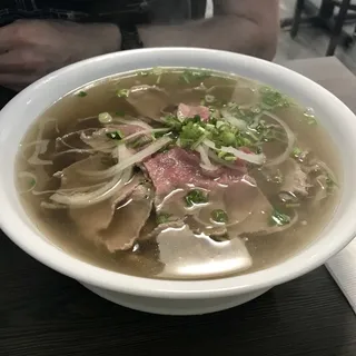 #22 Rare Beef & Well Cooked Beef Noodle Soup - Pho Tai, Chin Nam