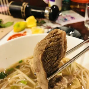 Meat cuts at Pho San Jose so good..