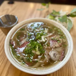 Smoked Brisket Pho with Fresh Noodles