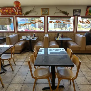 Partial view of the dining area