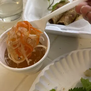 Delicious nouc mam dipping sauce