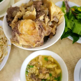 Beef bones and bone marrow, xi quach and tuy