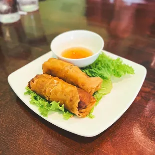 a plate of food on a table