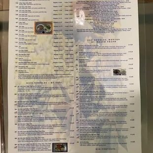 Menus