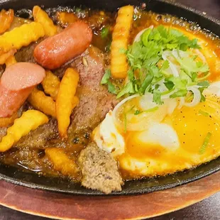 a plate of food