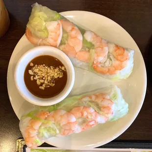 A2. Shrimp Spring Rolls