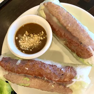A3. Grilled BBQ Meatball Spring Roll