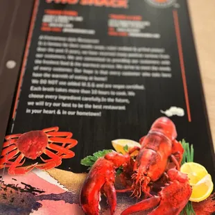 And again, I am getting a special lobster dish today.