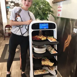 Our robot server: peanut